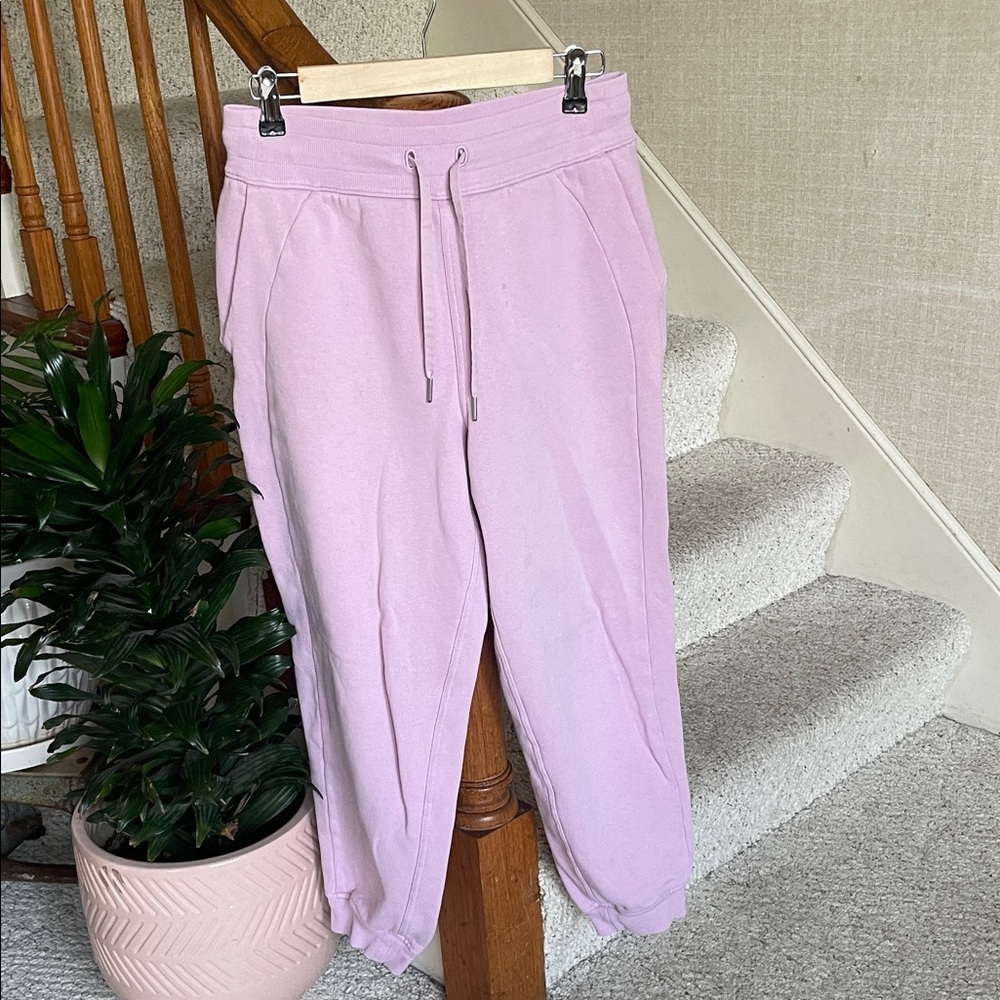 Lululemon Light Pink Lilac Scuba Jogger Sweatpants 6